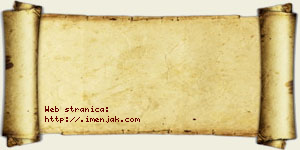 Jana Vukas vizit kartica